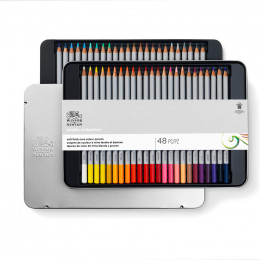 Набір кольорових олівців у металі Winsor & Newton Studio Colection Coloured Pensil, 48 шт