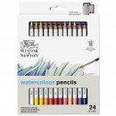 Набор акварельных карандашей в металле Winsor&Newton Studio Collection Watercolour Pensil, 24 шт