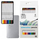 Набор акварельных карандашей в металле Winsor&Newton Studio Collection Watercolour Pensil, 12 шт