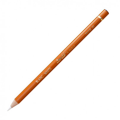 Карандаш для рисунка белый Conte White round pencil