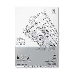 Калька в альбомі А4, 40 арк, 70 г, W&N Tracing Paper, 6674001