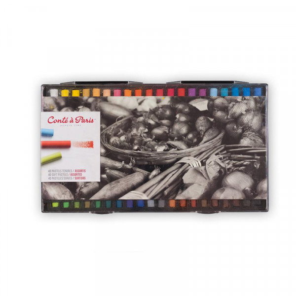 Набор мягкой пастели Conte Soft Pastel, 40 мелков