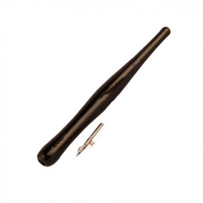 Тримач для пера з дерева + перо для каліграфії, D.K.Art&Craft