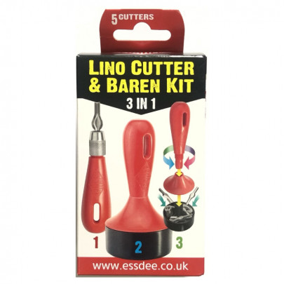 Набор инструментов 3 в 1 для резьбы, оттиска и штамповки,5 резцов, L5B, Essdee