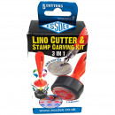 Набор для создания штампов Essdee Lino Cutting and Stamp Carving Kit 3 in 1