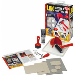 Набір для ліногравюри Essdee Lino Cutting & Printing Kit, 22 предмети