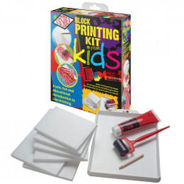 Набір ліногравюри для дітей Essdee Block Printing Kit, 10 предметів