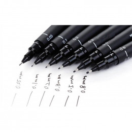 Лінер 0.2 мм чорний, Uni Pin 200 Fine Line Лінер 0.2 мм чорний, Uni Pin 200 Fine Line