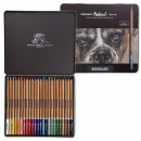 Набір кольорових олівців Renesans, 24 кольори, в металевій коробці