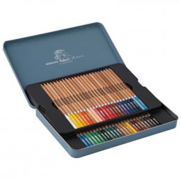 Набір кольорових олівців Natural Fine Art, 48 кольорів, металева коробка, Renesans