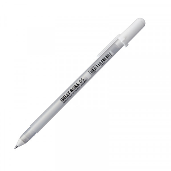 Гелева ручка Sakura Gelly Roll Basic 08 medium (0,4 мм) Біла