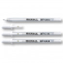 Ручка для бумаги, белая гелевая, Sakura