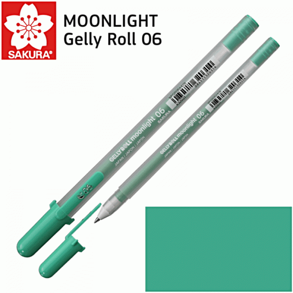 Гелева ручка Sakura MOONLIGHT Gelly Roll 0.6 Зелений травяний