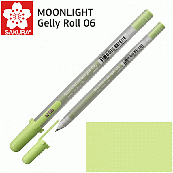 Гелева ручка Sakura MOONLIGHT Gelly Roll 0.6 Зелений яскравий