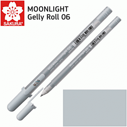 Ручка гелевая Sakura MOONLIGHT Gelly Roll 06 Сине-серый