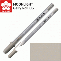 Гелевая ручка Sakura MOONLIGHT Gelly Roll 0.6 Серый светлый