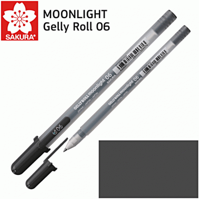 Ручка гелевая Sakura MOONLIGHT Gelly Roll 06 Холодный серый
