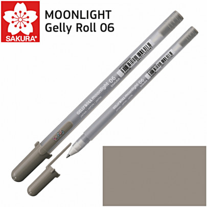 Ручка гелевая Sakura MOONLIGHT Gelly Roll 06 Серый теплый