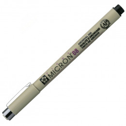 Лінер 0.8 (0,5 мм) чорний, Sakura PIGMA Micron