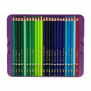 Набор акварельных карандашей Kalour Watercolor Pencils, в металлическом пенале, 72 цвета