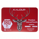 Набір кольорових олівців Kalour Colored Pencils, в металевому пеналі, 180 кольорів