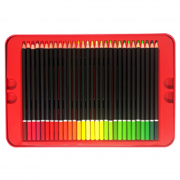 Набір кольорових олівців Kalour Colored Pencils, в металевому пеналі, 180 кольорів