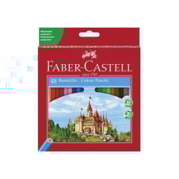 Набор карандашей Faber-Castell "Замок и рыцари", 48 цветов, картонная коробка