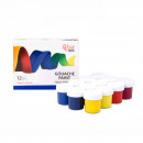 Набір гуашевих фарб 12 кольорів по 20 мл, ROSA Studio Classic