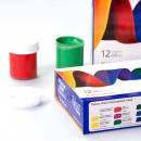 Набір гуашевих фарб 12 кольорів по 20 мл, ROSA Studio Classic