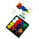 Набір гуашевих фарб ROSA Studio Creative, 16 кольорів по 20 мл