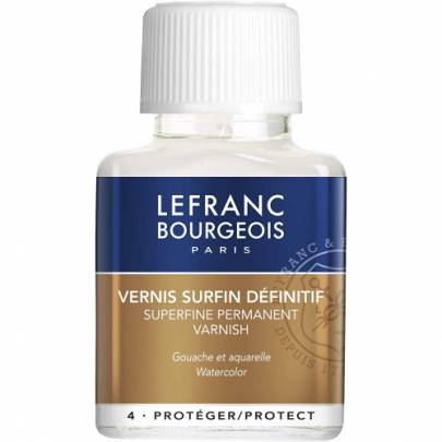 Лак для гуаші та акварелі Lefranc&Bourgeois Superfine varnish for gouache, 75 мл