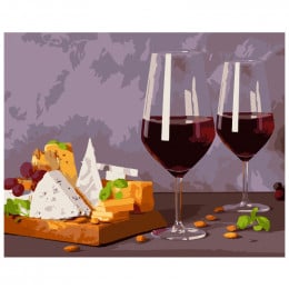 Картина по номерам "Вишукана вечеря", 40*50 см, SANTI