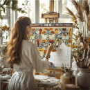 Картина за номерами "Квітковий сон" 40*50 см., Gifty 