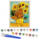 Картина по номерам "Подсолнечники Ван Гог", 40*50 см, Ideyka