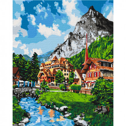 Картина за номерами "Незабутній краєвид" 40*50 см, Ideyka