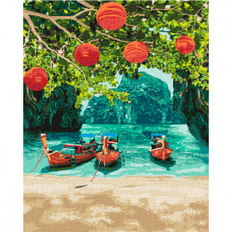 Картина за номерами "Відпочинок в Таїланді" 40*50 см, Ideyka