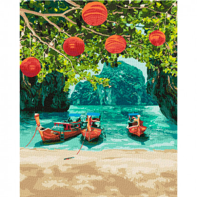 Картина за номерами "Відпочинок в Таїланді" 40*50 см, Ideyka