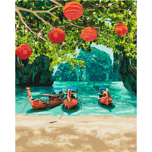 Картина за номерами "Відпочинок в Таїланді" 40*50 см, Ideyka