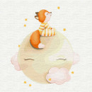 Картина по номерам Ideyka "Считая звезды" 30*30 см