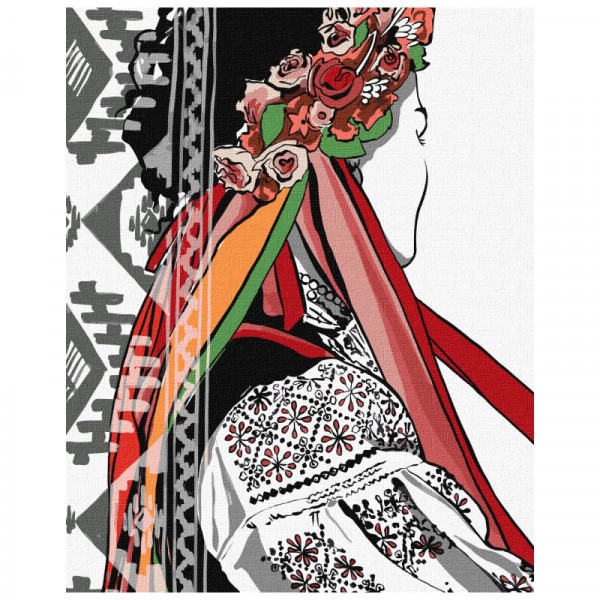 Картина за номерами "Квітуча краса", 40*50 см, Ideyka