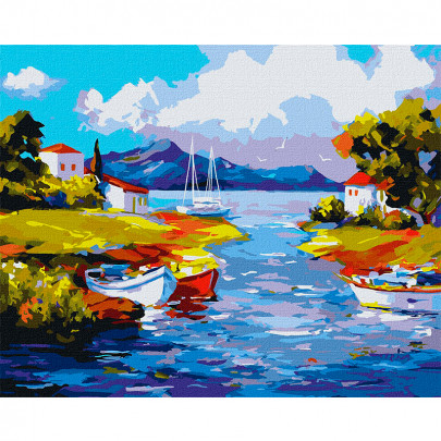 Картина за номерами "У тихій лагуні" 40*50 см, Ideyka
