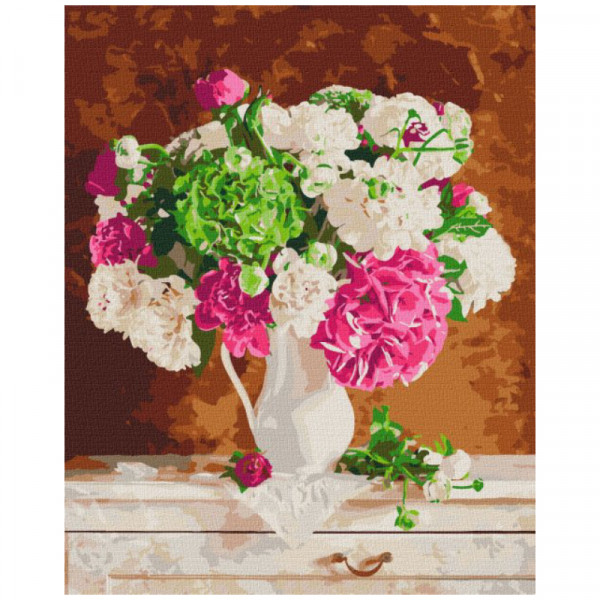 Картина за номерами "Ніжність в букеті", 40*50 см, Ideyka