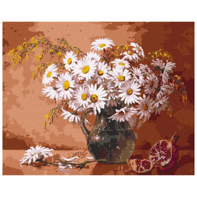 Картина за номерами "Букет ромашок", 40*50 см, Ideyka
