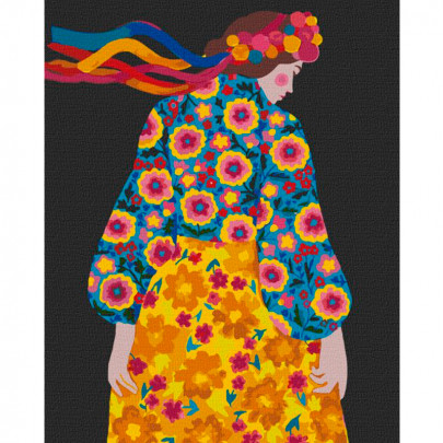 Картина за номерами "Вбрання на день перемоги", 40*50 см, Ideyka