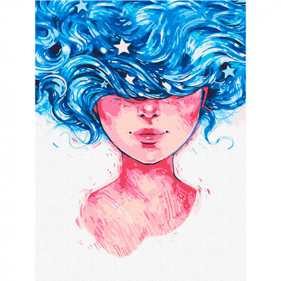 Картина за номерам "Зоряна уява", 30*40 см, Ideyka