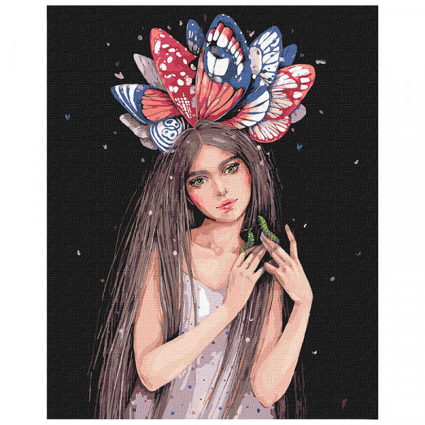 Картина за номерами "Барви метеликів", 40*50 см, Ideyka