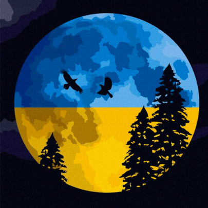 Картина по номерам "Под свободным небом", 40*40 см, Ideyka