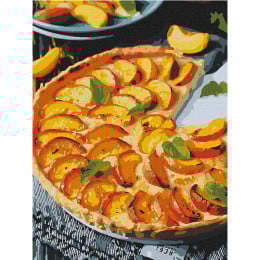 Картина за номерам "Персиковий пиріг", 30*40 см, Ideyka