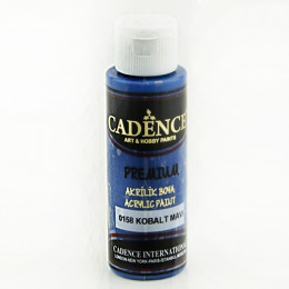 Акрилова фарба Cadence Premium Acrylic Paint, №0158 Кобальт синій, 70 мл