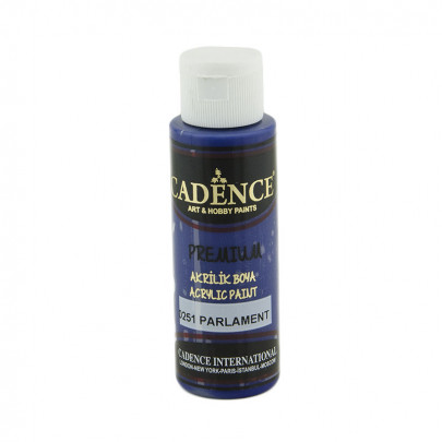 Акриловая краска Cadence Premium Acrylic Paint, 70 мл, парламентский синий